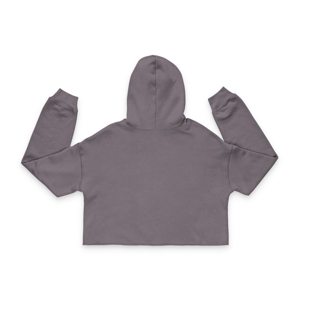 Pathfinder Mountain Logo Cropped Hoodie — Women's Adventure Pullover