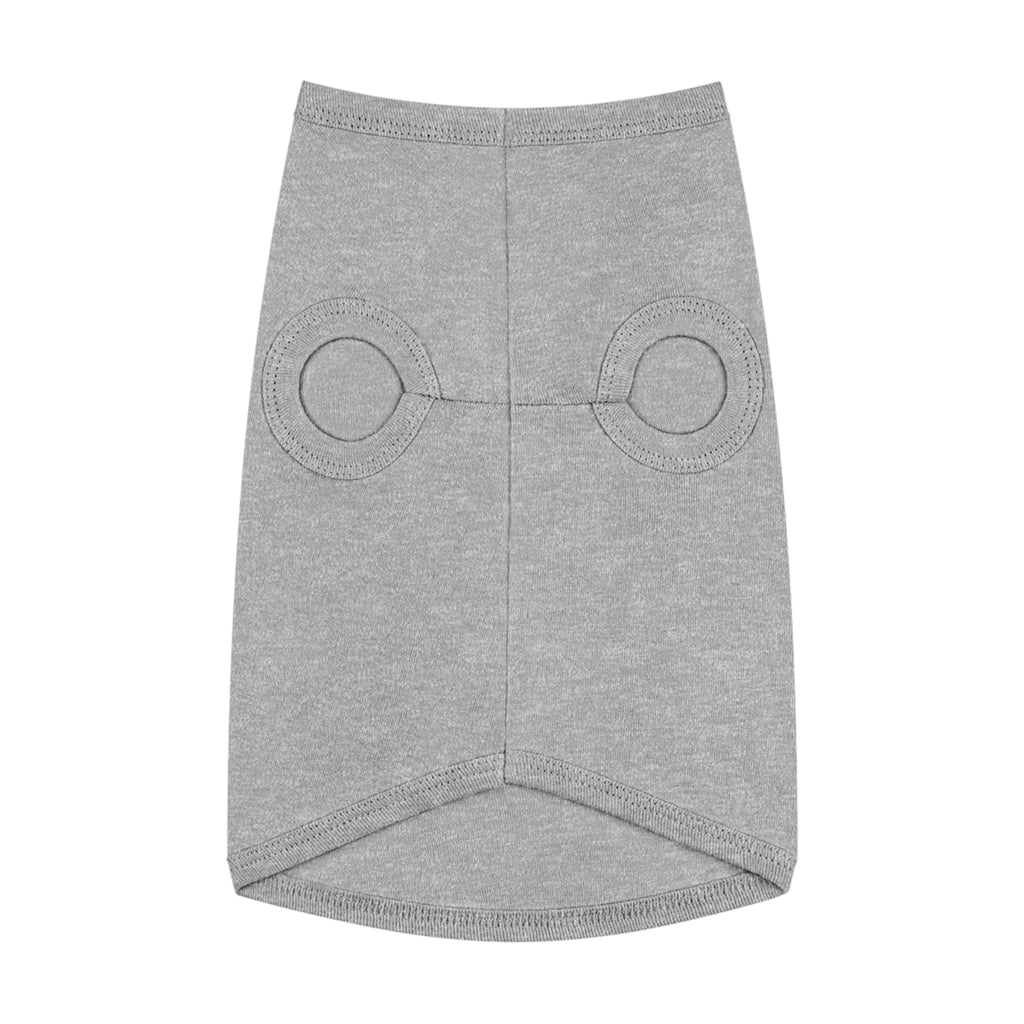 Pet Tank Top — "American Oil on American Soil" Distressed Flag Skull