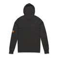 Punisher Skull Thin Orange Line Hooded Long Sleeve Tee