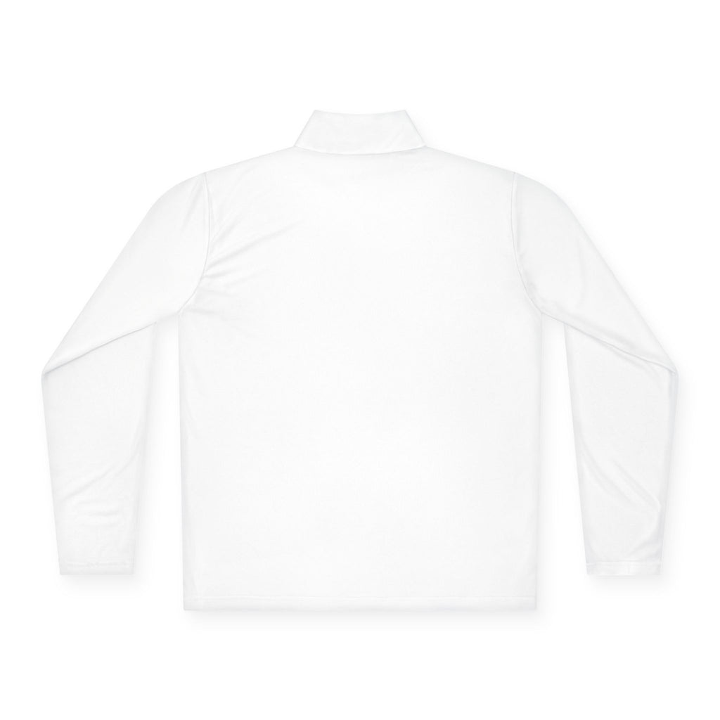 Quarter-Zip Pullover — Minimal Sunrise Logo Pullover