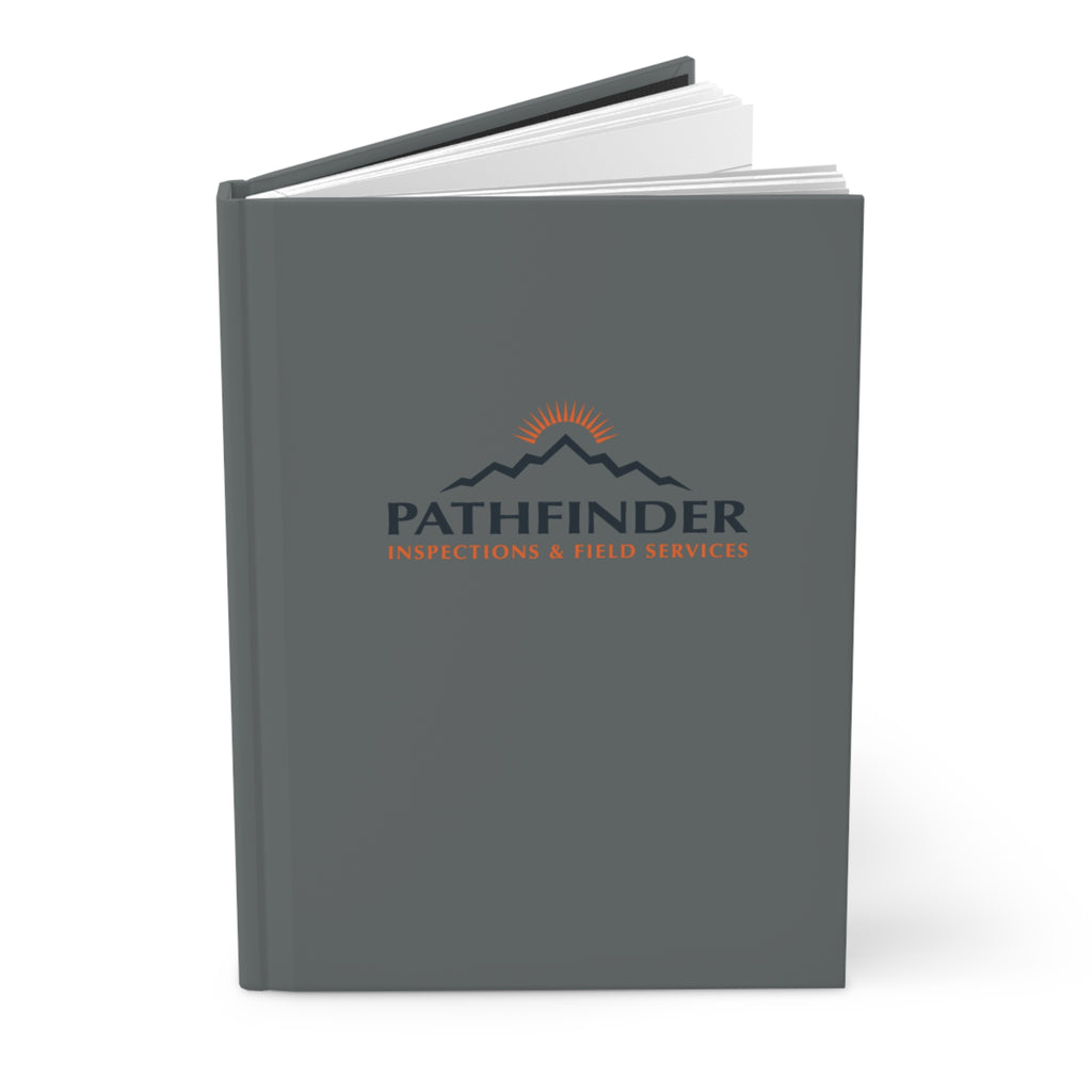 Pathfinder Hardcover Journal — Inspections & Field Services Logo Notebook