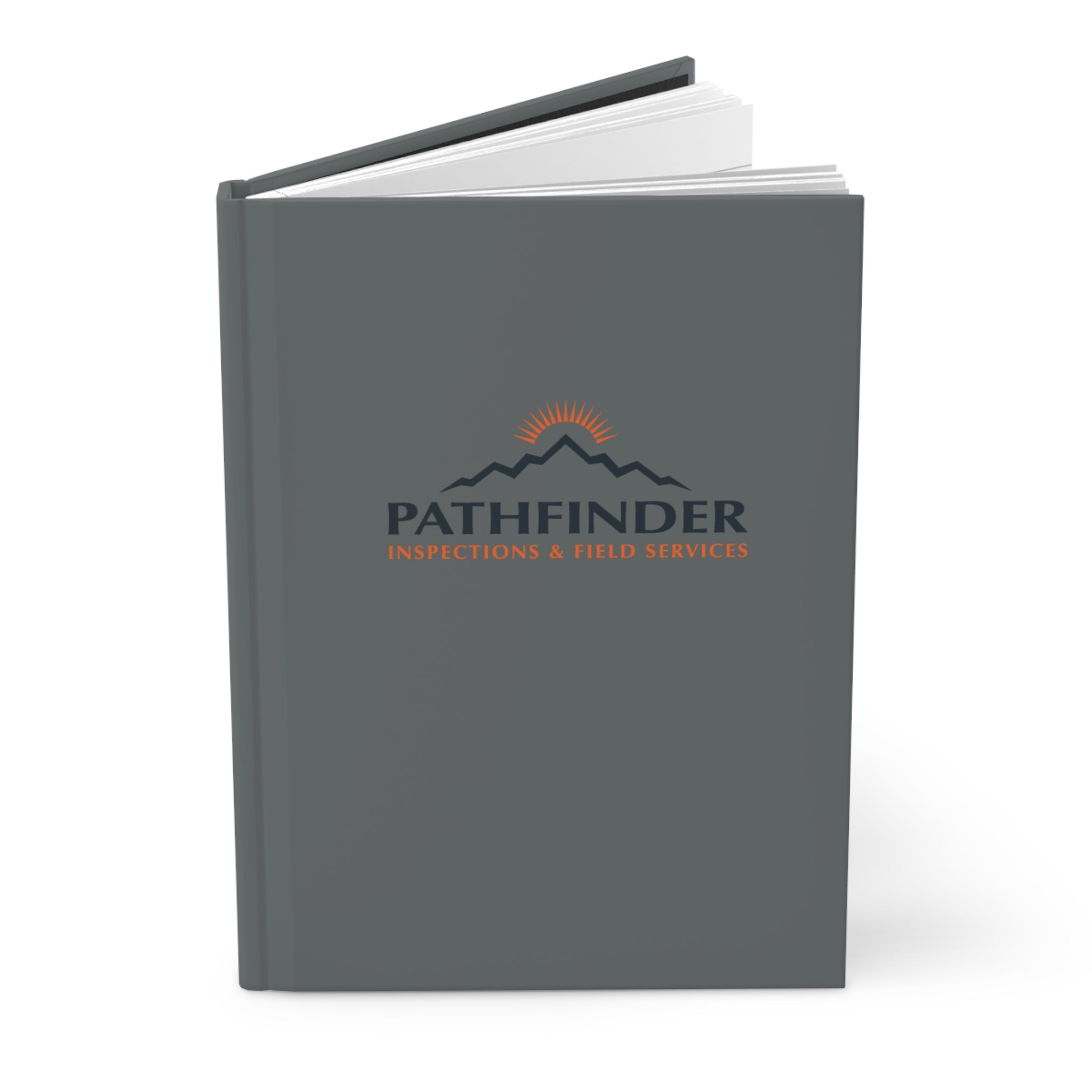 Pathfinder Hardcover Journal — Inspections & Field Services Logo Notebook